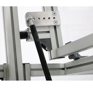 Door opens until It Hits The Adjustable Bumper